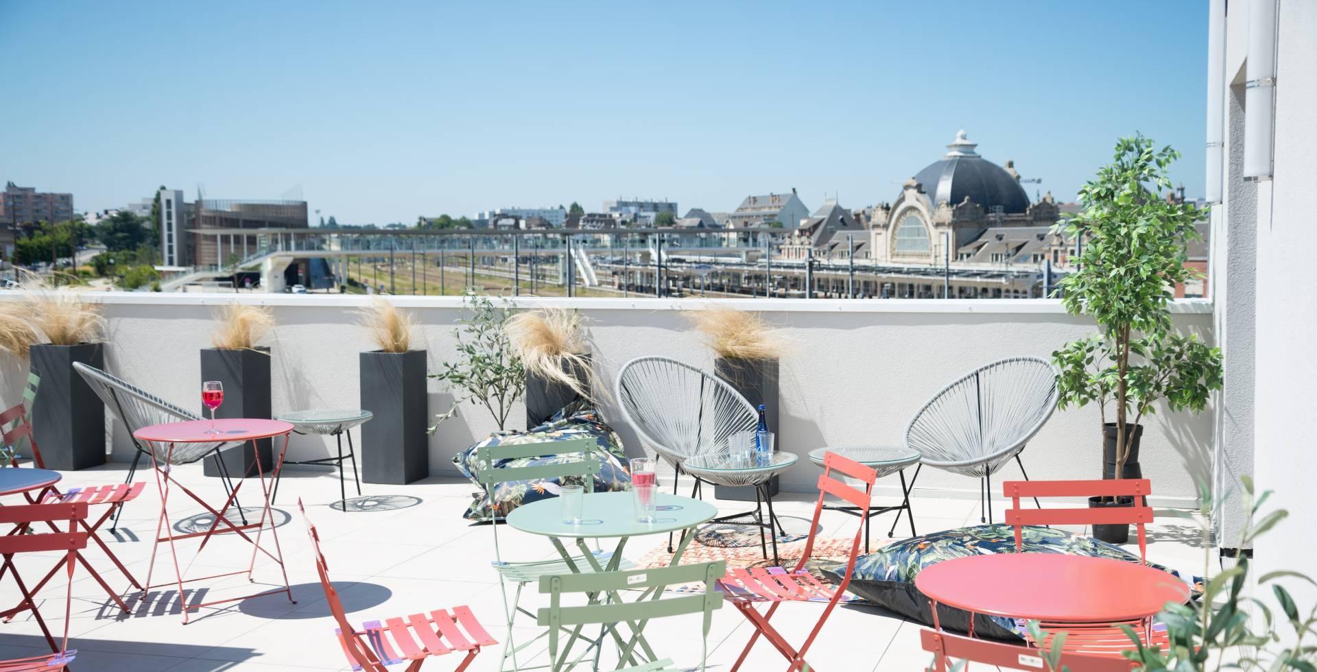 Hôtel avec rooftop à Saint-Brieuc